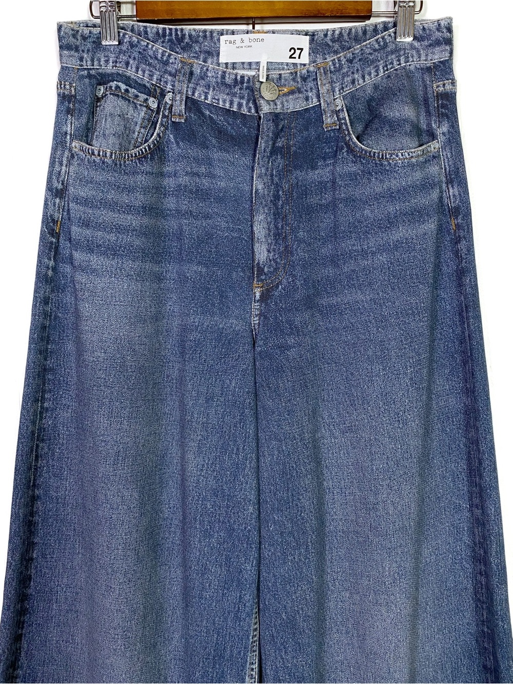 Rag & Bone Miramar Sofie Wide Leg Pant Jeans Kimber - Picture 4 of 6